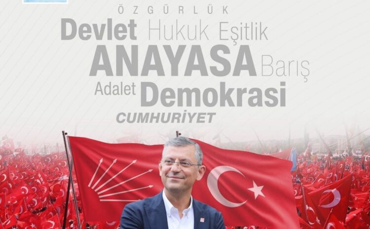  Tandoğan’da olacağız;Cumhuriyet için,Hukuk için,Demokrasi için,Barış için..@chp